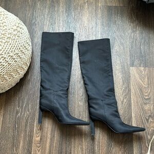 The Attico Vitto 85 tall nylon boots